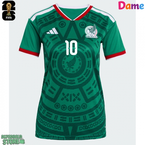Mexico Alexis Vega #10 Replika Hjemmebanetrøje Dame VM 2026 Kortærmet